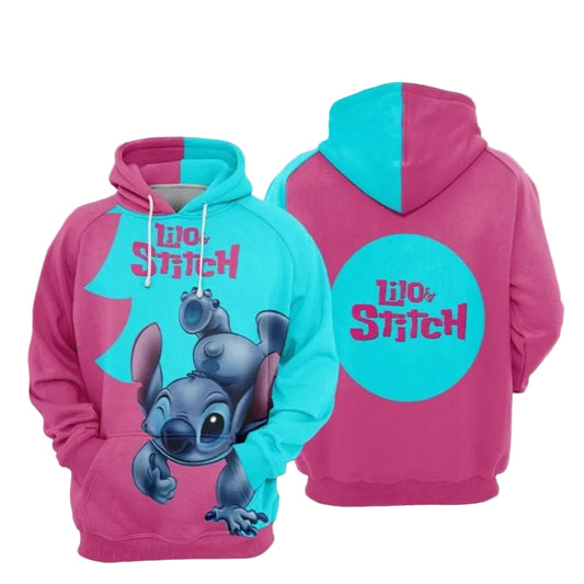 Stitch Cartoon Lilo And Stitch 7 Over Print 3d Hoodie Zip Hoodie Size S-5xl Moonbestprint