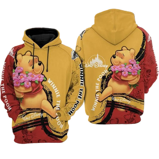Disney Winnie The Pooh Over Print 3d Hoodie Zip Hoodie 784 Moonbestprint