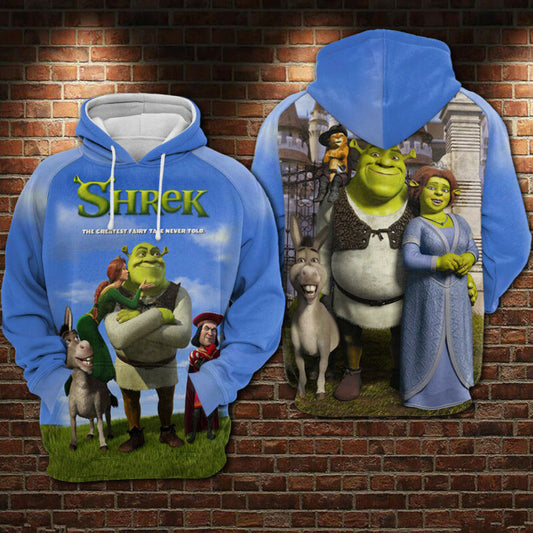 Shrek Hoodie - Zip Hoodie Moonbestprint