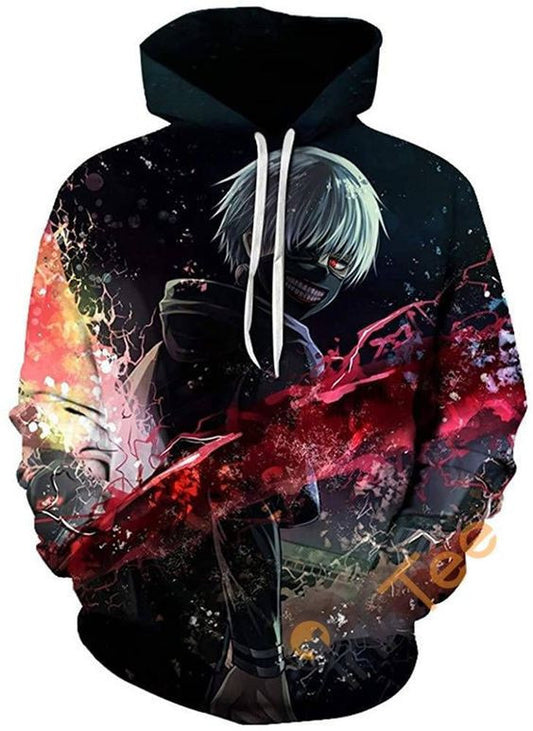 Tokyo Ghoul Print Pullover With Front Pocket Sku97 Hoodie 3d Moonbestprint