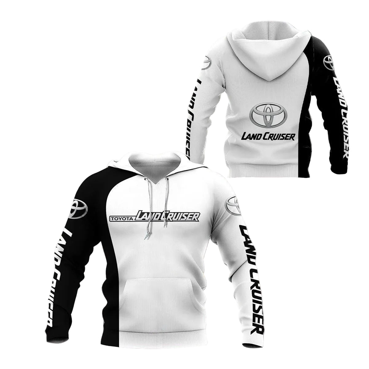 Toyota Land Cruiser Shirt Fan Gift 204, Stylist Unisex 3d Hoodie Zip Hoodie Moonbestprint