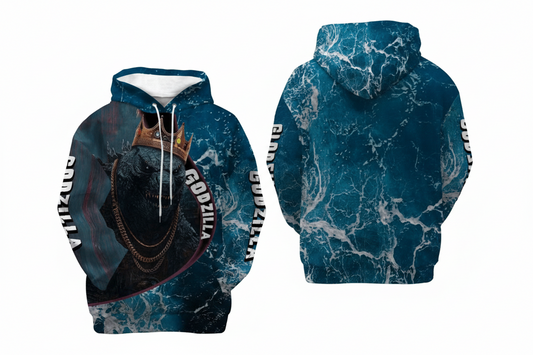 Godzilla King Of Monsters 3d Hoodie Zip Hoodie Moonbestprint