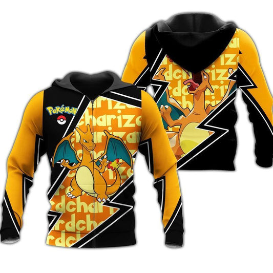 Cherizard Pokemon Cute Lover Iv 3d Hoodie Zip Hoodie Moonbestprint