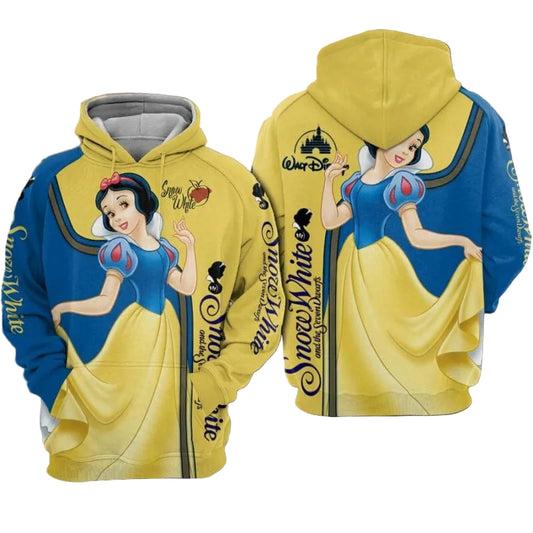 Snow White And The Seven Dwarfs 2 Over Print 3d Hoodie Zip Hoodie Moonbestprint