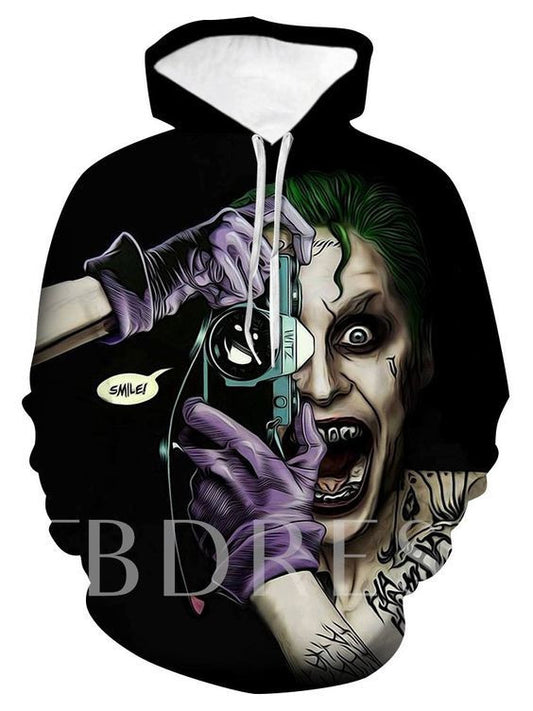 Pullover Pocket Cartoon Men's Hoodies Moonbestprint