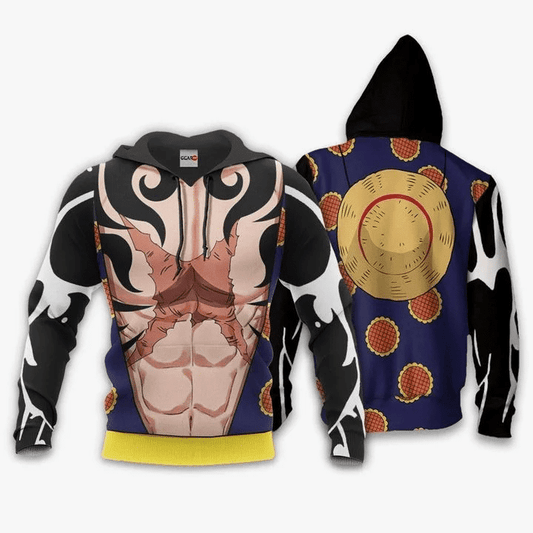 One Piece Luffy Gear 4 Anime Manga For Men And Women 3d Hoodie Zip Hoodie Moonbestprint