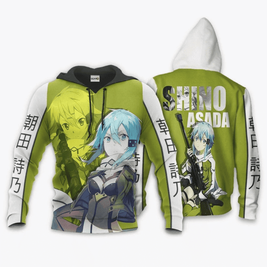 Shino Asada Anime Manga Sword Art Online For Men And Women 3d Hoodie Zip Hoodie Moonbestprint