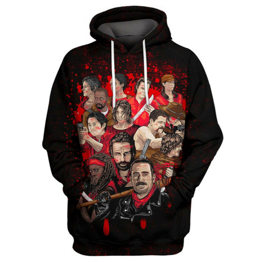 The Walking Dead Hoodie Zip Hoodie Moonbestprint