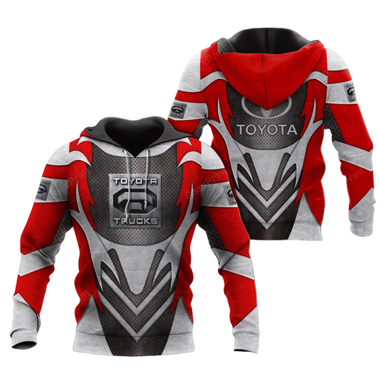 Toyota Truck Fan Gift Stylist Unisex Cartoon 3d Hoodie Zip Hoodie Moonbestprint