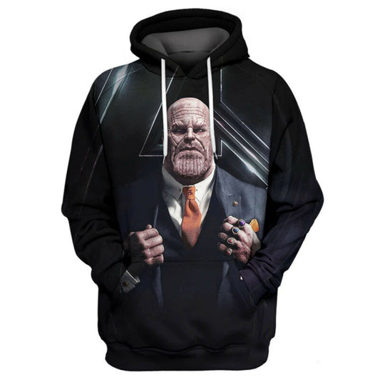 Marvel Thanos Boss Hoodie Zip Hoodie Moonbestprint