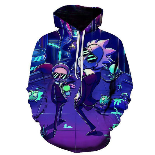 Rick And Morty Gift For Men And Women Over Print 3d Hoodie Zip Hoodie 866 Moonbestprint