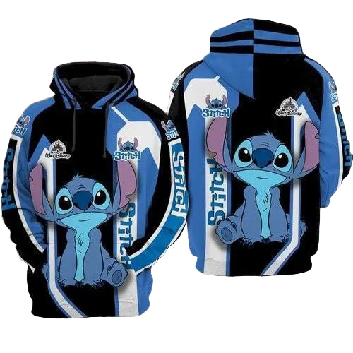 Lilo And Stitch Cute Lover 3d Hoodie Zip Hoodie 1067 Moonbestprint