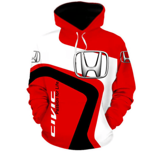 Honda Motor 14 Fan Gift, Honda Motor Aop Hoodie Moonbestprint