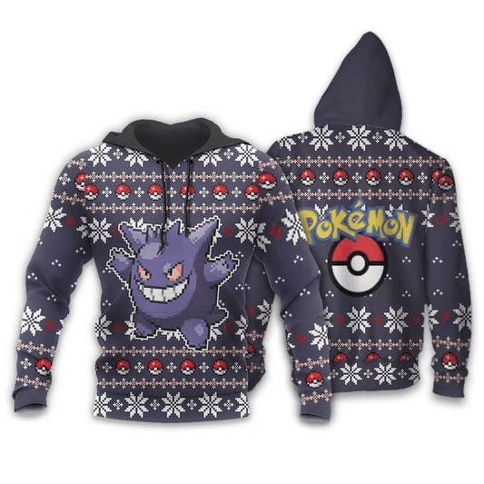 Pokemon Ugly Christmas Anime Manga For Men And Women 3d Hoodie Zip Hoodie Moonbestprint