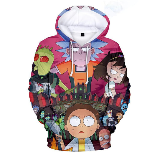 Rick And Morty Gift For Men And Women Over Print 3d Hoodie Zip Hoodie 883 Moonbestprint