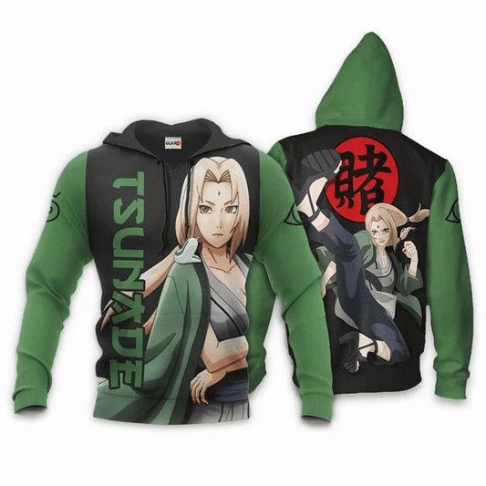 Tsunade Anime Manga Naruto For Men And Women 3d Hoodie Zip Hoodie Moonbestprint