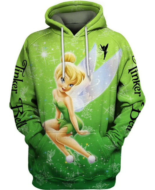 Tinker Bell Pullover 3d Hoodie Zipper Hoodie Moonbestprint