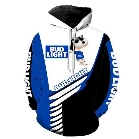 Bud Light Snoopy Cool 3d Hoodie Moonbestprint