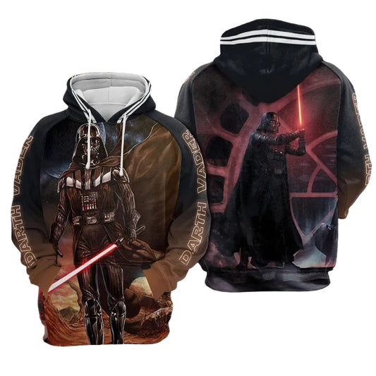 Darth Vader Star Wars Over Print 3d Hoodie Zip Hoodie Moonbestprint