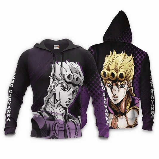 Giorno Giovanna Anime Manga Jojo's Bizarre Adventure For Men And Women 3d Hoodie Zip Hoodie Moonbestprint