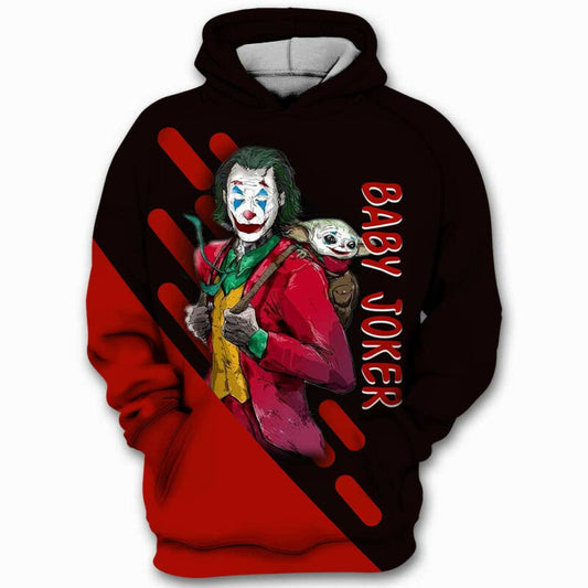 Joker Yoda Baby Yoda Star Wars 3d Hoodie Moonbestprint