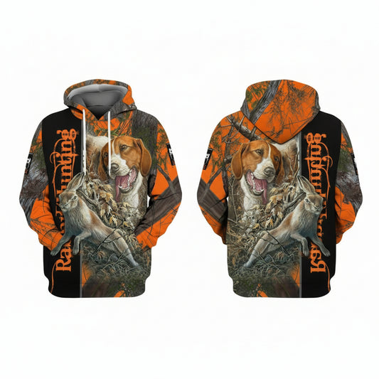 Rabit Hunting Dog For Men And Women 3d Hoodie Zip Hoodie Moonbestprint