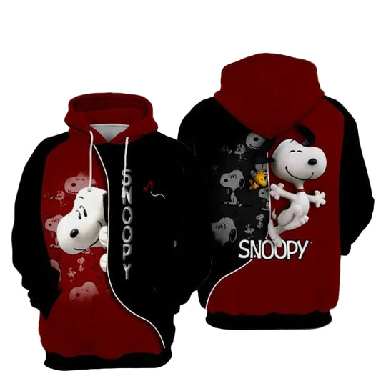 Snoopy Dog Over Print 3d Hoodie Zip Hoodie Moonbestprint