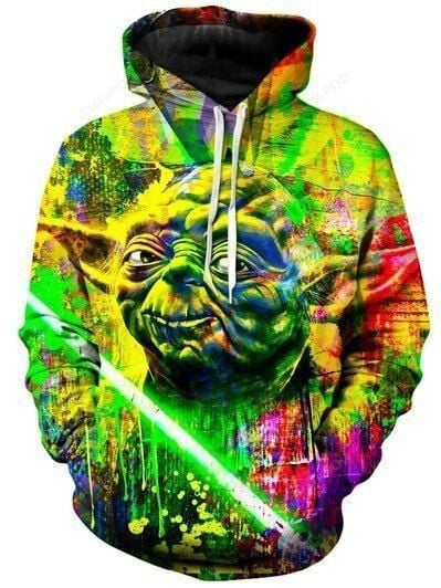 Baby Yoda 3d All Over Print Hoodie, Zip-up Hoodie Multicolor Mix Moonbestprint