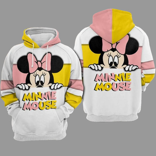 Minnie Mouse Over Print 3d Hoodie Zip Hoodie 480 Moonbestprint