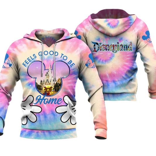 Mickey Mouse Feeling Good To Be Home 3d Hoodie Moonbestprint