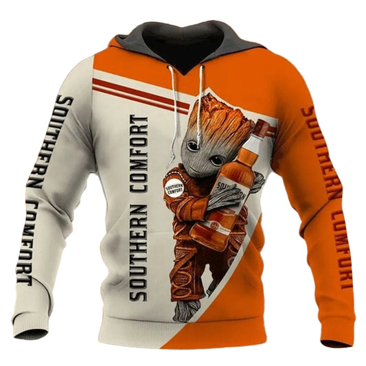 Groot Star Wars Hold Southern Comfort For Men For Women 3d Hoodie Moonbestprint