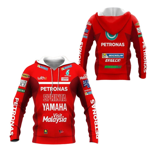 Yamaha Petronas Shirt Fan Gift 242, Stylist Unisex 3d Hoodie Zip Hoodie Moonbestprint