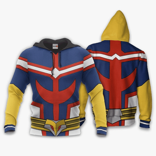 All Might My Hero Academia Anime Manga For Men And Women 3d Hoodie Zip Hoodie Moonbestprint