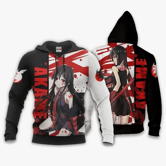 Akame Ga Kill Akame Anime Manga For Men And Women 3d Hoodie Zip Hoodie Moonbestprint