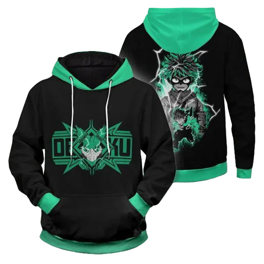 My Hero Academia Deku Anime 2k510 Lover Gift,my Hero Academia Deku All Over Print 3d Hoodie Moonbestprint