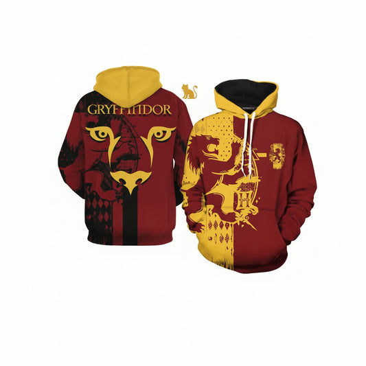Harry Potter Gryffindor Cosplay 3d Printed Long Sleeve Hoodie Moonbestprint