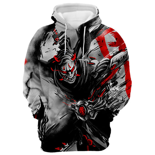 Oni Genji Overwatch 3d Hoodie Zip Hoodie Moonbestprint