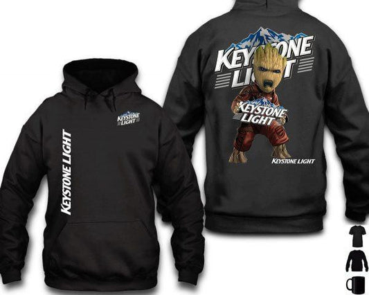 Keystone Light With Groot 2k528 Lover Gift,keystone Light With Groot All Over Print 3d Hoodie Moonbestprint