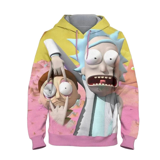 Rick And Morty Gift For Men And Women Over Print 3d Hoodie Zip Hoodie 869 Moonbestprint
