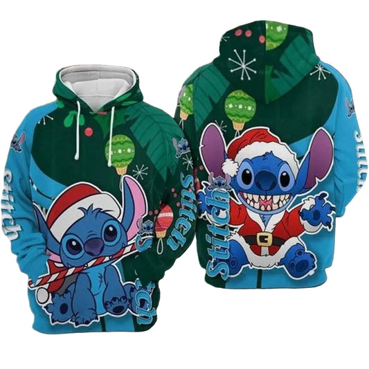 Stitch Disney Christmas 3d Hoodie Moonbestprint