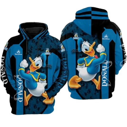 Donald Duck Movies The Disney 2 Over Print 3d Hoodie Zip Hoodie Moonbestprint