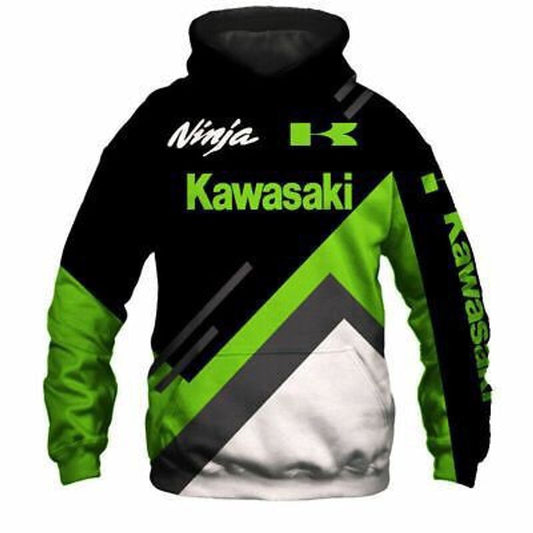Kawasaki Ninja Racing For Lover All Over Printing 3d Hoodie Moonbestprint