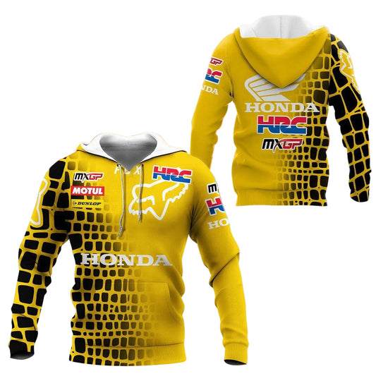 Honda Hrc Mxgp Shirt Fan Gift 296, Stylist Unisex 3d Hoodie Zip Hoodie Moonbestprint