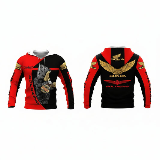 Honda Gold Wing Shirt Fan Gift 195, Stylist Unisex 3d Hoodie Zip Hoodie Moonbestprint