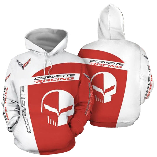 Chevrolet Corvette Racing Torch Red Sport Car 3d All Over Print Hoodie 430 Moonbestprint