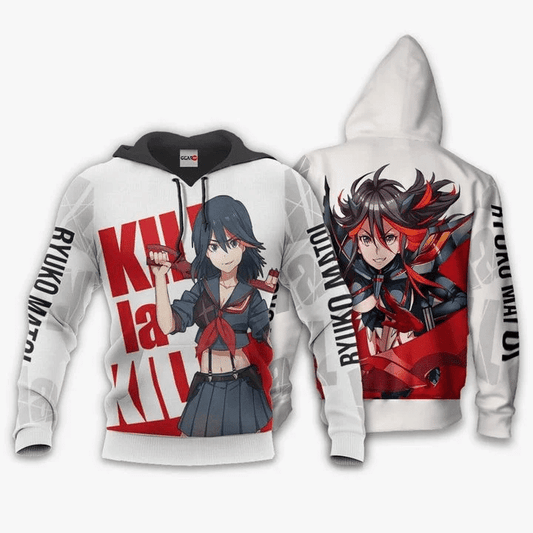 Kill La Kill Ryuko Matoi Anime Manga For Men And Women 3d Hoodie Zip Hoodie Moonbestprint