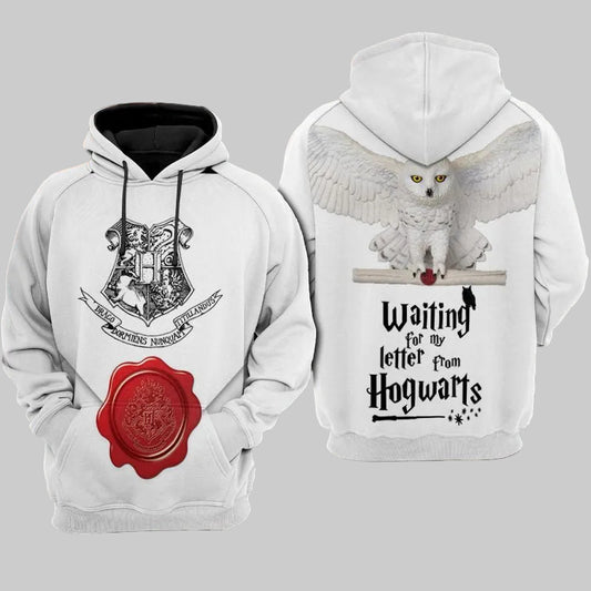 Harry Potter Waiting For My Letter From Hogwarts Over Print 3d Hoodie Zip Hoodie Moonbestprint