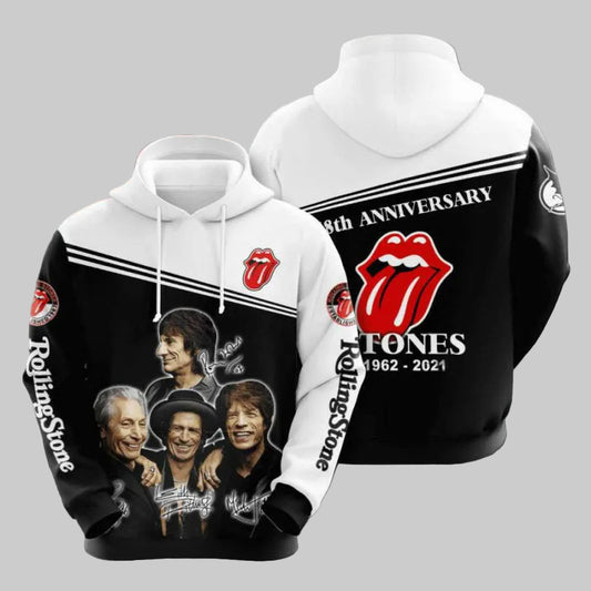 The Rolling Stones No1999 3d Hoodie Zip Hoodie Moonbestprint
