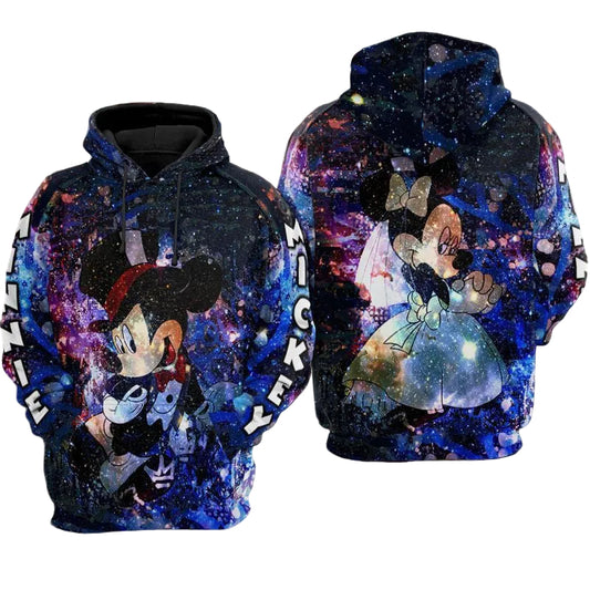 Mickey And Minnie Disney Over Print 3d Hoodie Zip Hoodie 439 Moonbestprint
