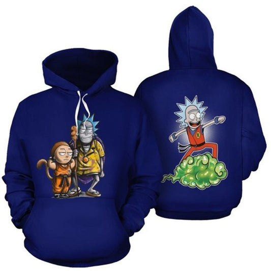 Rick And Morty Funny Dragon Ball Gift For Fan 3d Hoodie All Over Printed Hoodie 922 Moonbestprint